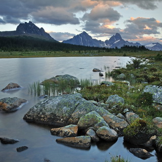 Jasper NP - Tonquin Valley - Sunset